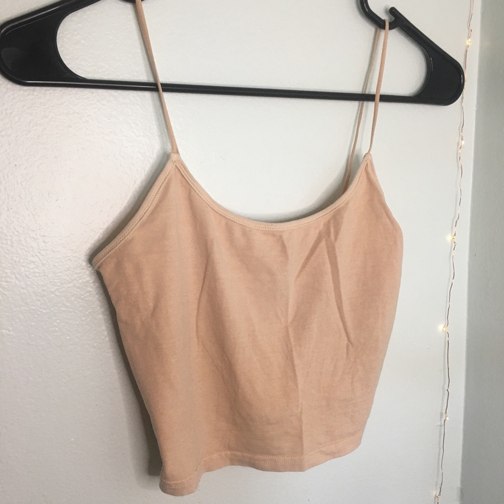 PACSUN Peach Cropped Tank